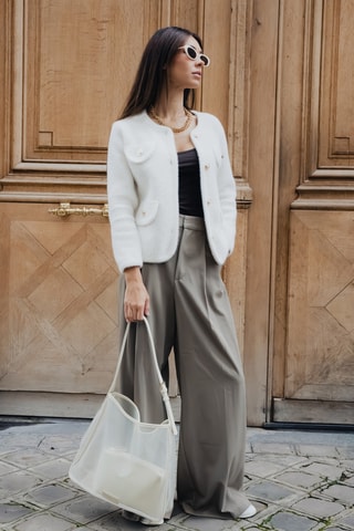 Sac porté épaule Solo - Blanc