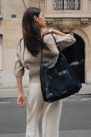 Sac porté épaule Solo - Noir