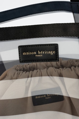 Sac porté épaule Tempo - Blanc et noir