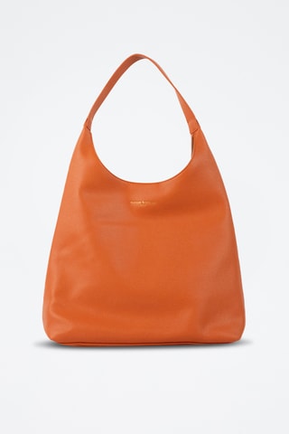 Sac porté épaule en cuir Kira - Orange