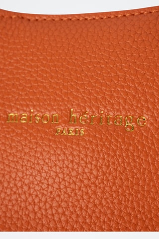 Sac porté épaule en cuir Kira - Orange