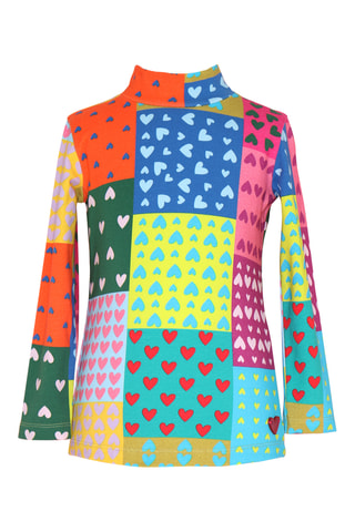 Jersey fino - Naranja y verde