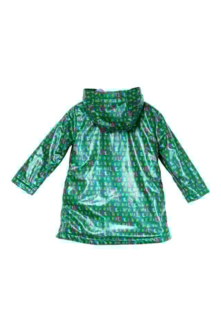 Impermeable con capucha - Verde oscuro