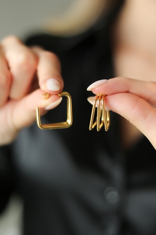 Boucles d’oreilles - Plaqué or jaune