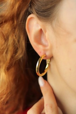 Créoles - Plaqué or jaune