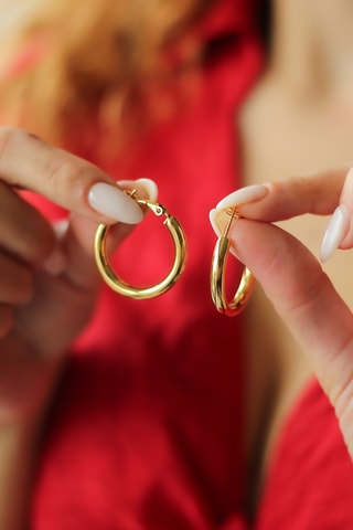 Créoles - Plaqué or jaune