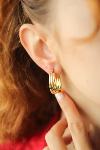 Créoles - Plaqué or jaune