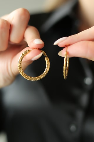 Créoles - Plaqué or jaune