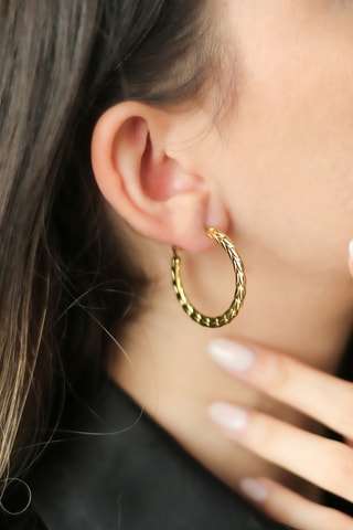 Créoles - Plaqué or jaune