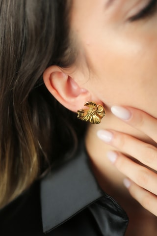 Puces - Plaqué or jaune