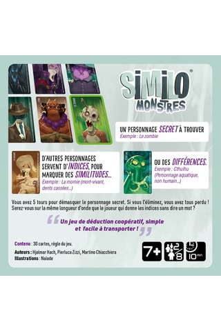 Similo monstres - Dès 7 ans