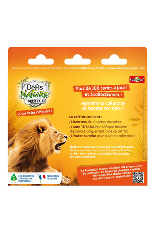 Coffret jeu éducatif 3 boosters Lion d’Afrique - Dès 7 ans