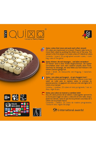 Quixo mini en bois - Dès 8 ans