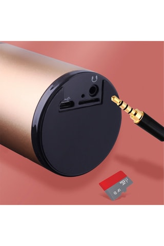 Micro karaoké avec haut-parleur intégré - Noir