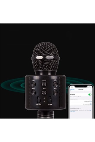 Microphone karaoké - Noir