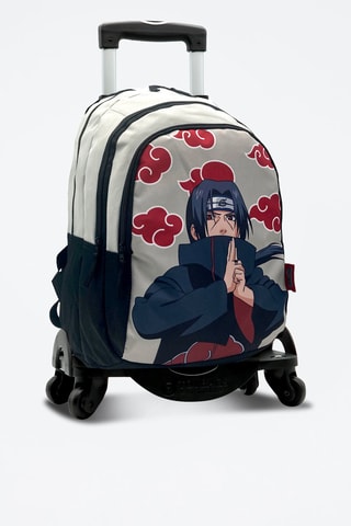 Sac à dos à roulettes Itachi Naruto - Gris et rouge