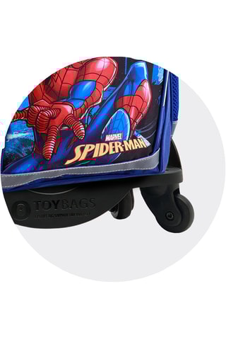 Sac à dos Spiderman Marvel avec trolley - Bleu et rouge