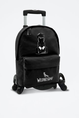Sac à dos Mercredi avec trolley - Noir