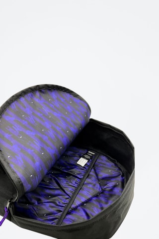 Sac à dos Mercredi avec trolley - Noir et violet