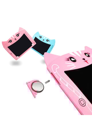 Tablette LCD 8" pour dessiner et écrire - Bleu clair - Dès 3 ans