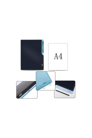 Tablette de dessin et d'écriture LCD à fond multicolore 16" - Noir