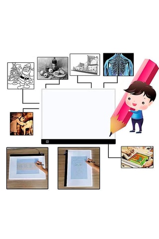 Table à dessin LED - Blanc