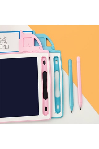 Tablette de dessin et d'écriture LCD 8,4" - Rose clair - Dès 3 ans