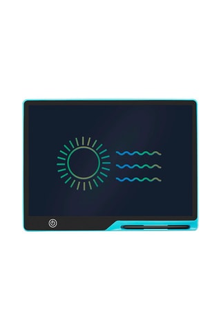 Tablette de dessin et d'écriture LCD à fond multicolore 16" - Bleu clair