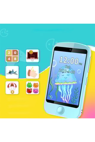 Téléphone portable A16 pour enfant - Bleu