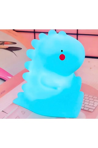 Veilleuse LED pour enfant Dinosaure - Turquoise