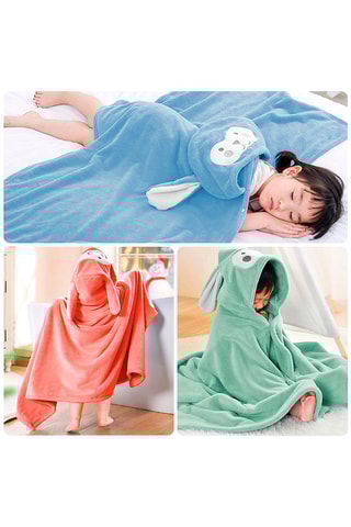 Drap de douche avec capuche  - 150 x 65 cm