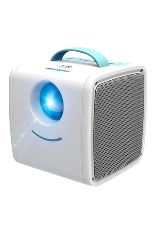 Mini vidéoprojecteur multimédia - Blanc et bleu