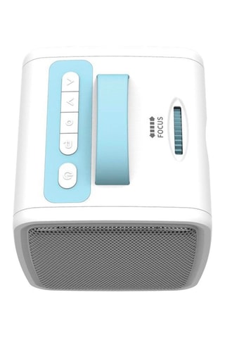 Mini vidéoprojecteur multimédia - Blanc et bleu