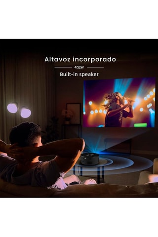 Mini projecteur LCD YT200 - De 14 à 100 pouces