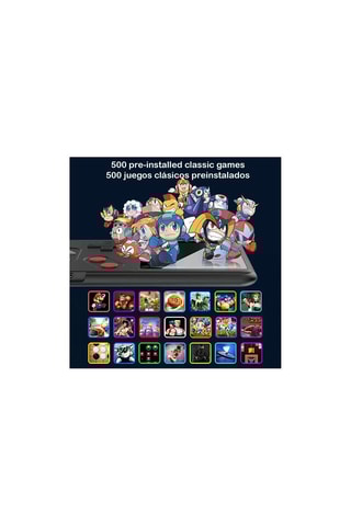 Console portable de jeu vidéo rétro 500 jeux