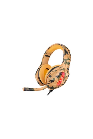 Casque gaming J1 - Beige et vert