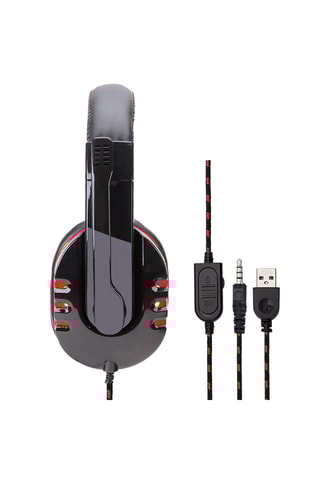 Casque gaming SY733MV - Noir et rouge