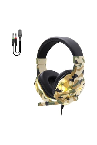 Casque gaming SY830MV - Noir et marron