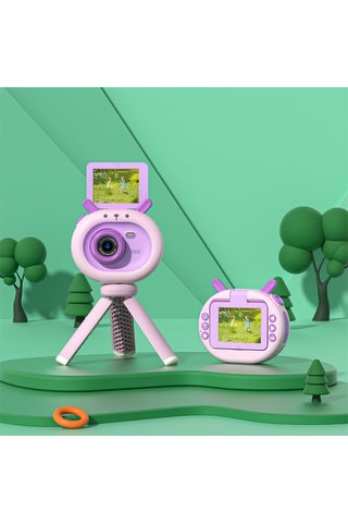 Appareil photo numérique pour enfants - Rose clair et lilas