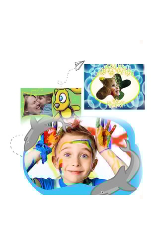 Appareil photo numérique pour enfants - Bleu