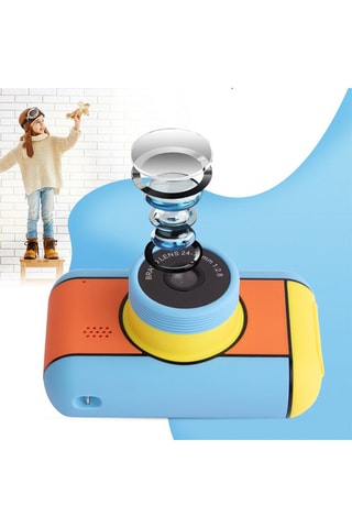 Appareil photo numérique pour enfants - Bleu et orange
