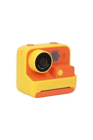 Appareil photo numérique pour enfants avec impression instantanée - Jaune et orange