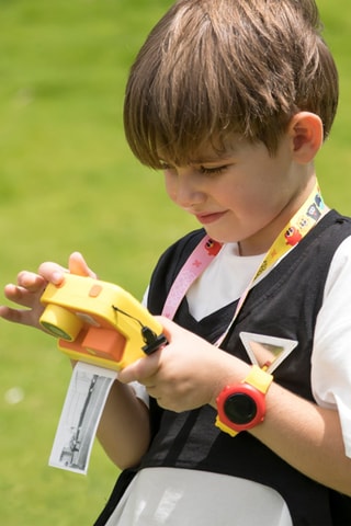 Appareil photo numérique pour enfants avec impression instantanée - Jaune et orange