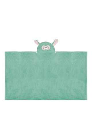 Cape de bain à capuche - Vert - 150 x 65 cm