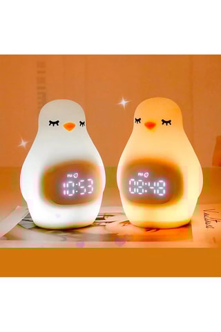 Réveil pour enfant avec lumière - Blanc