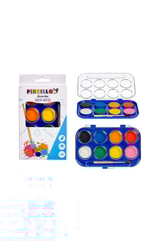 Kit aquarelle - 8 pièces - Multicolore