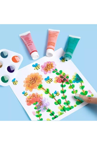 12 pots de peinture acrylique aux doigts - Dès 3 ans