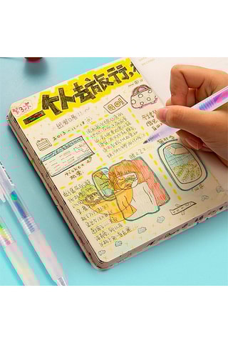 12 marqueurs - Multicolore