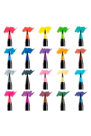 21 marqueurs aquarelle