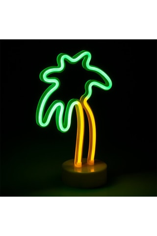 Néon palmier - Vert et jaune